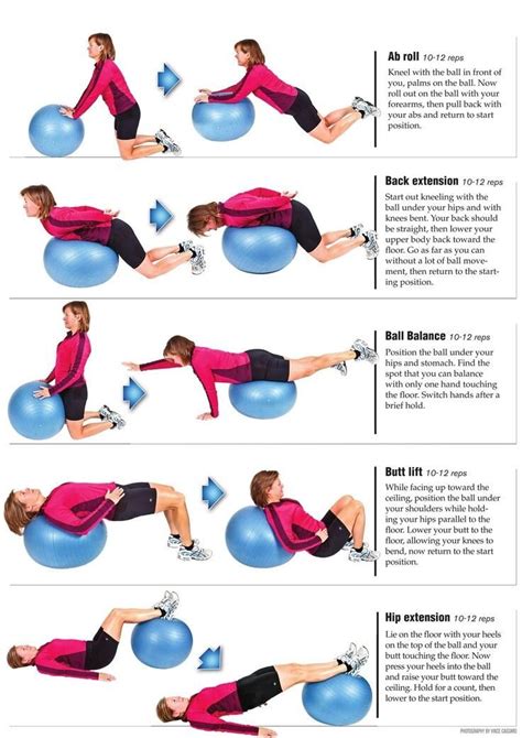 6 Day Exercise Ball Ab Workouts For Beginners For Push Your Abs