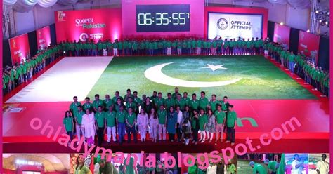oh lady mania pakistan breaks guinness world record for the largest cookie mosaic