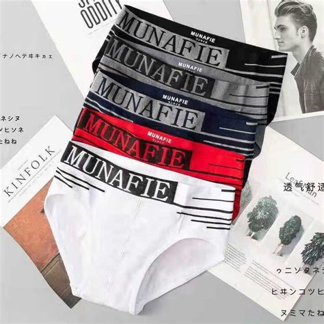 Munafie Men S Brief Mid Waist Underwear Shopee Philippines