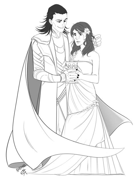 Commission For Becky By Nanihoo On Deviantart Loki And Sigyn Loki