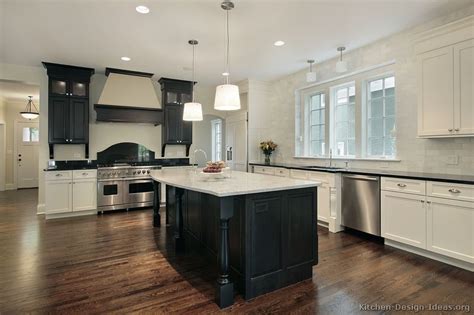30 black and white kitchen design ideas. Pictures of Kitchens - Traditional - Black Kitchen Cabinets