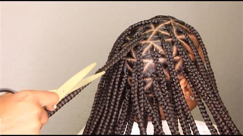 jumbo knotless braids her first time getting braids ever youtube