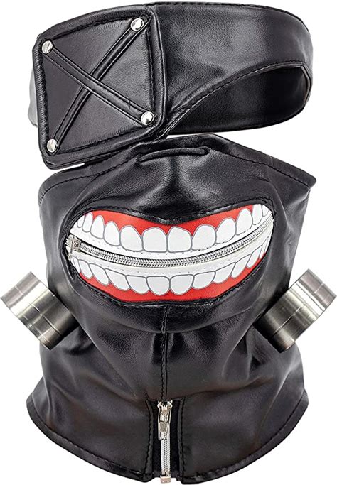 Dazcos Kaneki Ken Cosplay Mask With Eye Patch Black One Size