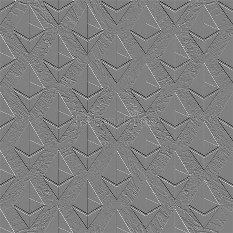 Emboss Rhombus 3d Seamless Pattern Embossed Surface Background Repeat