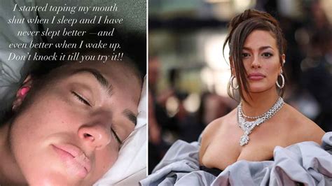 Ashley Graham Tapes Her Mouth Shut To Sleep Says Shes Never Slept