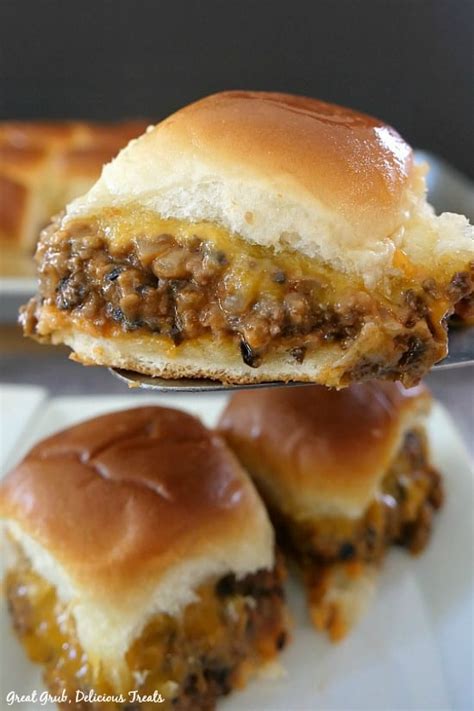 Cheesy Beef Sliders See More Recipes