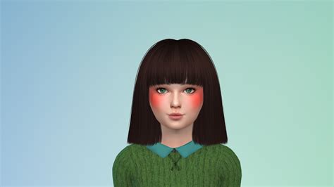 Decided To Show Off My Alpha Cc Version Of Chara From Undertale Rsims4