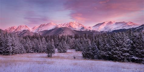 Winter Waltz Mummy Range Rocky Mountain National Park Colorado