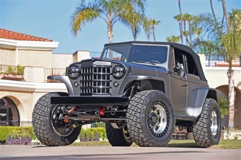1950 Willys Jeepster Offroad 4x4 Custom Truck Jeep Suv Hot