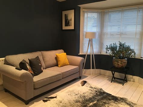 Farrow And Ball Stiffkey Blue Gives This North Facing Room A Cosy Feel