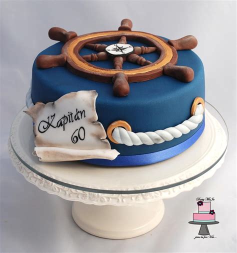 Cake For A Sea Captain Nautical Birthday Cakes Nautical Cake Birthday