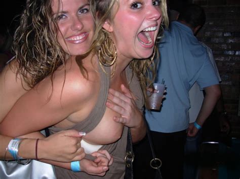 Showing Off Her Friend S Boobs Porn Pic