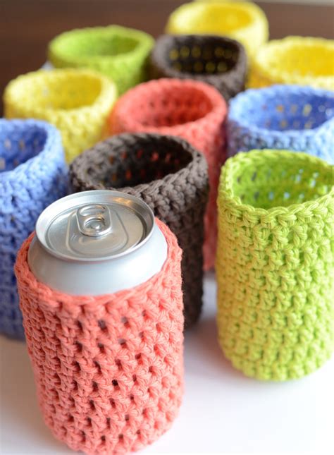 Crochet Can Cozy Soda Can Cover Beer Can Cover Beer Cozy