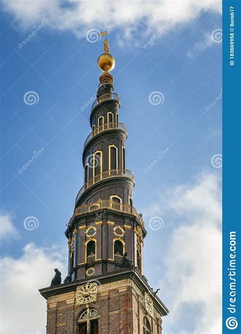 Church Of Our Saviour Copenhagen Denmark Stock Photo Image Of