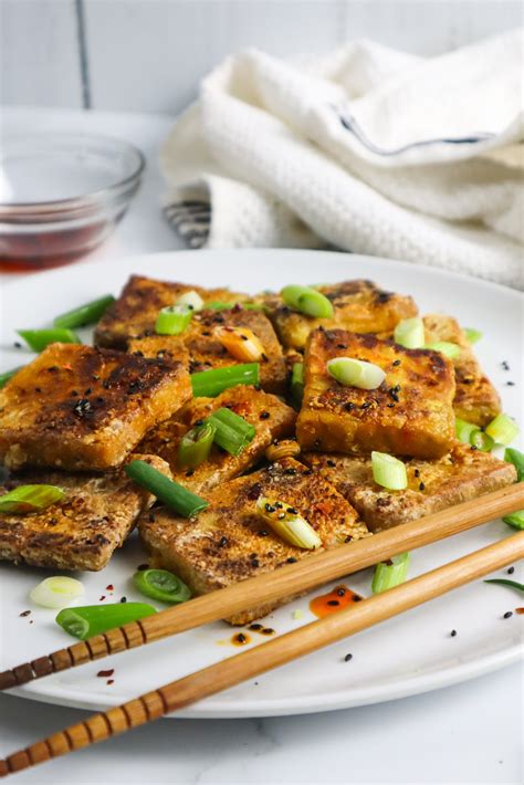 Crispy Asian Marinated Tofu Vegan And Gluten Free The Earth Kitchen