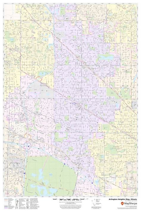 Arlington Heights Map Illinois