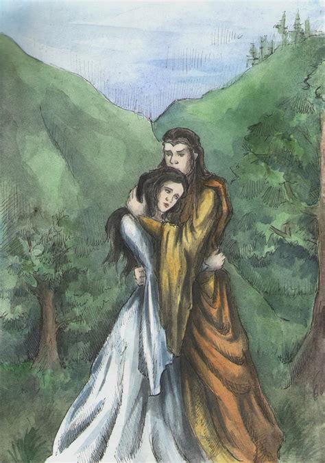 Elrond And Arwen Farewell By Anotherstranger Me On Deviantart