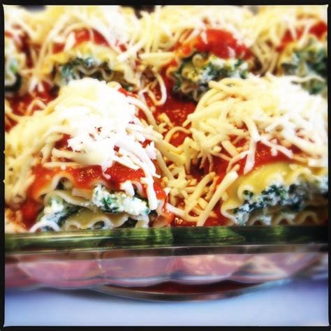 Healthy Spinach Lasagna Roll Ups Spinach Lasagna Rolls Healthy