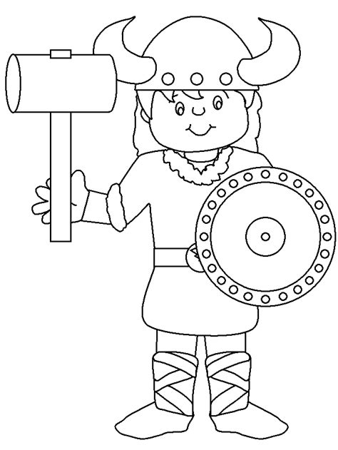 Tons of free coloring pages for adults and kids. Viking Coloring Page - Coloring Home