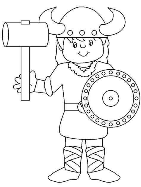 Viking coloring pages to download and print for free