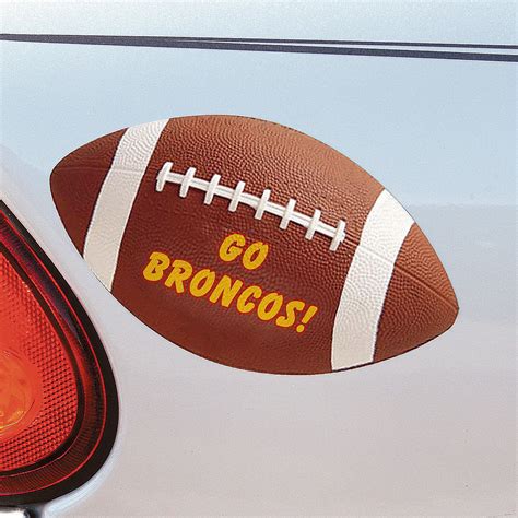 Football Personalized Car Magnets 12 Pc Car Personalization
