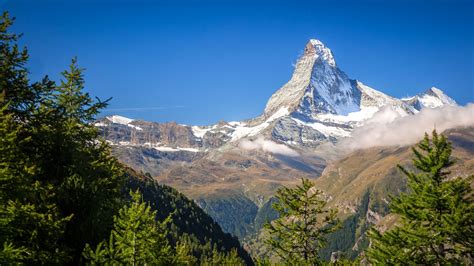 The Matterhorn Morning On The Europaweg Zermatt Switzerland Oc