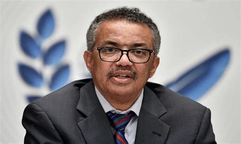 Who Chief Tedros Says Comments Questioning His Independence Untrue And