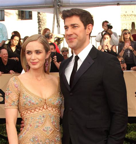While john and emily are never shy about making red carpet appearances or doing interviews, they're very conscientious about keeping their kids out of the spotlight. Emily Blunt and John Krasinski at the 2017 SAG Awards