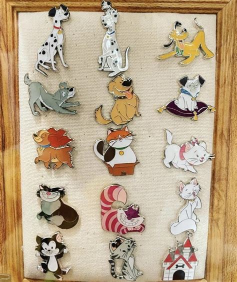 Cats And Dogs Collectible Pin Pack At Shanghai Disney Resort Disney