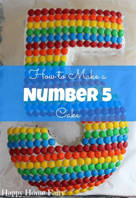 How To Make A Number 5 Cake Artofit