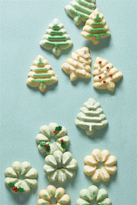 Making christmas cut out cookies is one of our favorite family traditions. Cream Cheese Spritzes | Recipe | Christmas biscuits ...