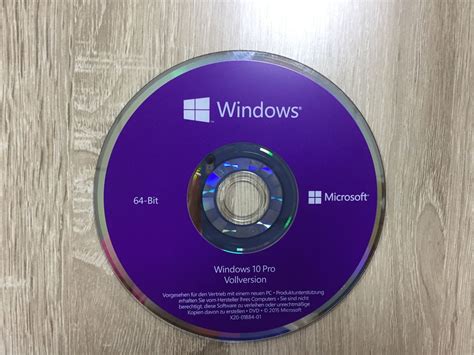 64 Bit Windows 10 Operating System Win10 Pro Oem Full