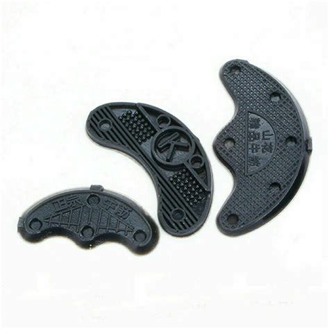 Rubber Sole Heel Savers Toe Plates Taps Glue On Shoe Repair Pad 5 Pair Ebay