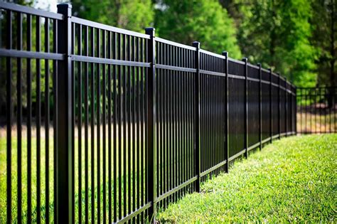 Our selection of wooden posts which are not only attractive but also available in pressure treated options. Durable Aluminum Fencing and Gates | Home Depot Fencing