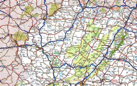 Printable West Virginia Maps State Outline County Cities West