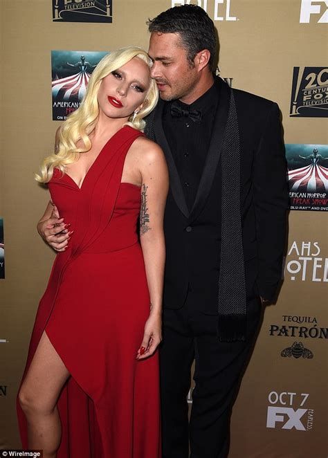 Lady Gaga Kisses Fiance Taylor Kinney At American Horror Story Hotel