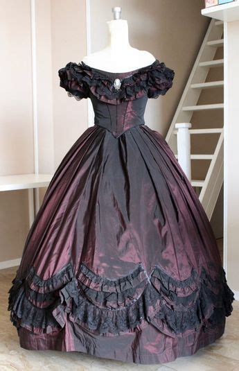 Western dress codesand corresponding attires. Victorian taffeta prom dress with in3 decorations types of ...