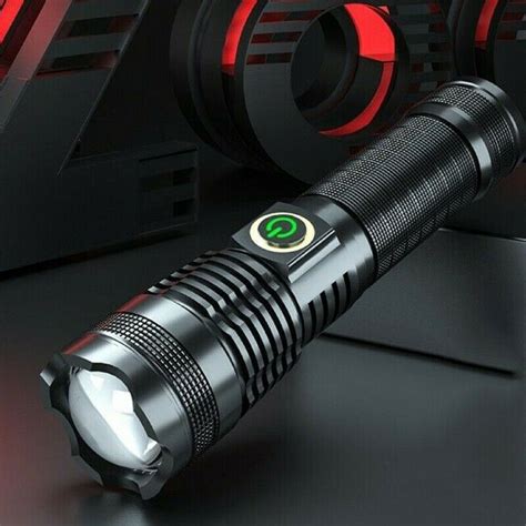 Rechargeable 1000000 Lumens Xhp70 Most Powerful Led Flashlight Usb Zoom