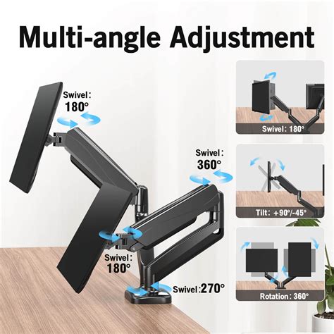 Dual Monitor Mount For 32 Screens Dual Monitor Arm Mountup