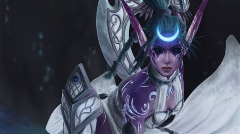 Precioso Fan Art De Tyrande Como Guerrera Nocturna Wowchakra