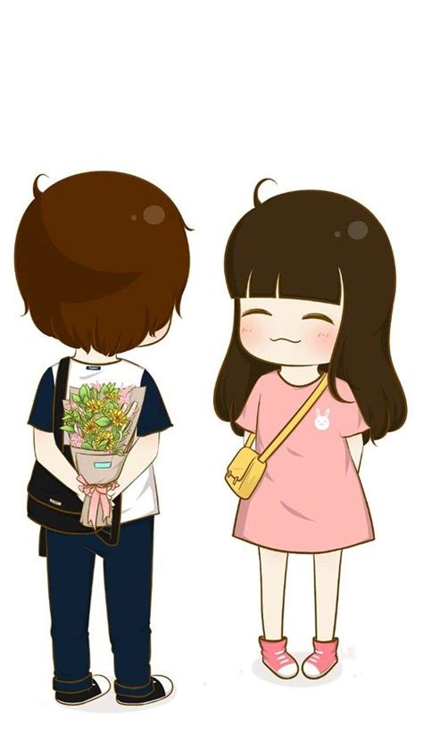Cute Chibi Couple Love Cartoon Couple Cartoon Girl Images Anime