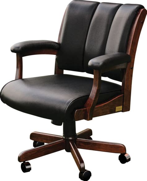 Edelweiss Office Chair Amish Solid Wood Office Chairs Kvadro Furniture