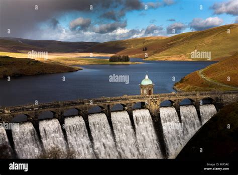 The Craig Goch Dam Reservoir In The Elan Valley In Powys Mid Wales