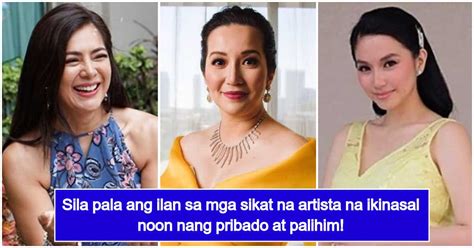 8 famous filipino celebrities who got married secretly or privately kami ph