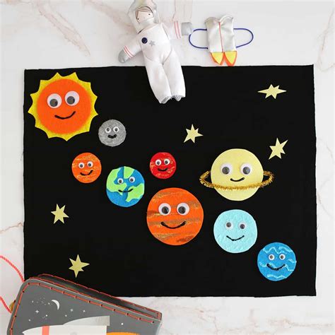 Solar System Felt Board Craft For Kids Childhood Magic