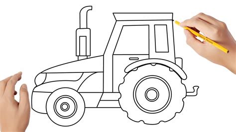 Dessiner un tracteur · dessin enfantdessin étape par étapeidée. Comment dessiner un tracteur facile | Dessin pour enfants - YouTube