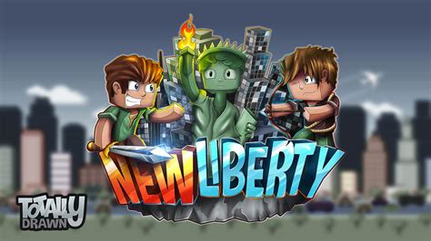 Minecraft Server Logo New Liberty By Totallyanimated On Deviantart