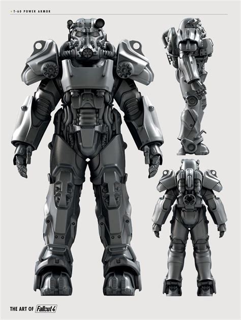Fallout 4 Concept T 60 Power Armor T 60 Power Armor Power Armor