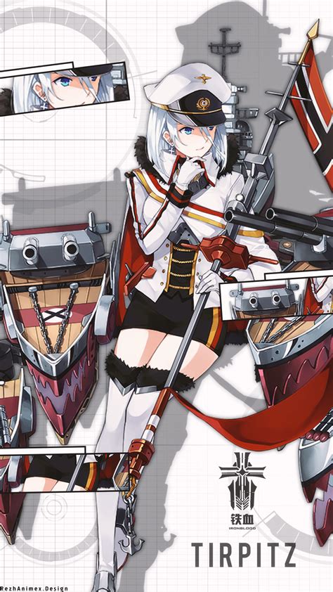 She is part of a series of ships based on paper ships in world of warships, roon is a mismatch of different design features from many different german ww2 era warship designs. Tirpitz | Wallpaper Android ( Azur Lane ) | Anime, Digital ...