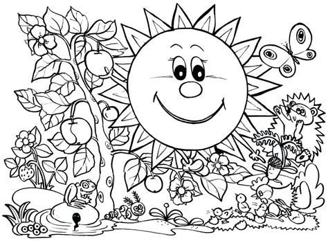 Using the printable spring coloring pages, your children will be able to learn about spring and different life that is found outside when spring season comes. Welcome Spring Coloring Pages at GetColorings.com | Free printable colorings pages to print and ...
